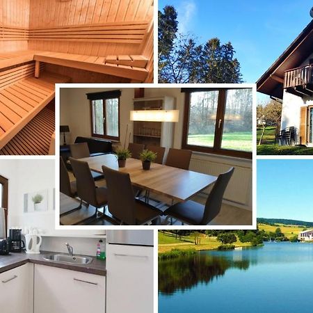 Seepark Kirchheim Ferienhaus Bei Zeta Mit Sauna ภายนอก รูปภาพ